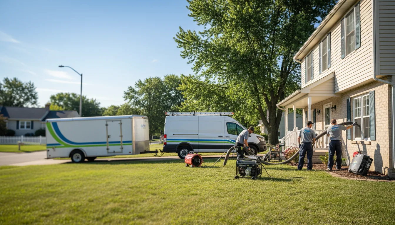 Flooded Basement Restoration And Cleanup With Repair in Evening Shade, AR near me